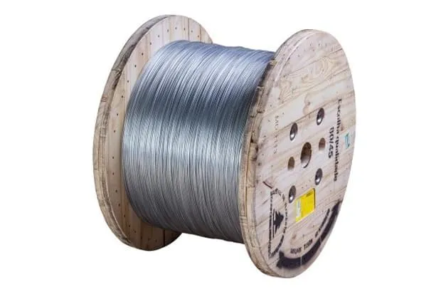 Arame de Aço Zincado para Cabos OPGW